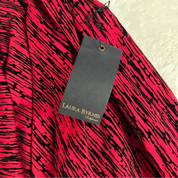 Laura Byrnes California Grace Dress in Red | NWT - Picture 4 of 6